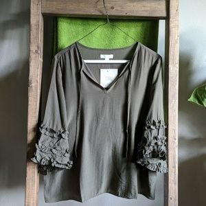 NWT Olive shirt